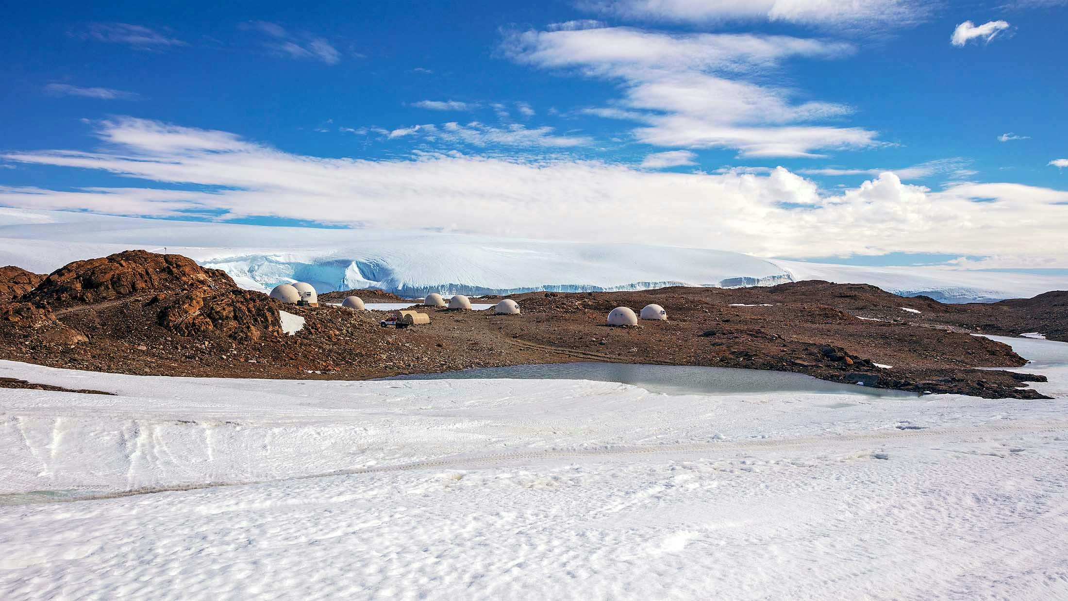 Whichaway Camp, Queen Maud Land, Antarctica /Andrew Shiva