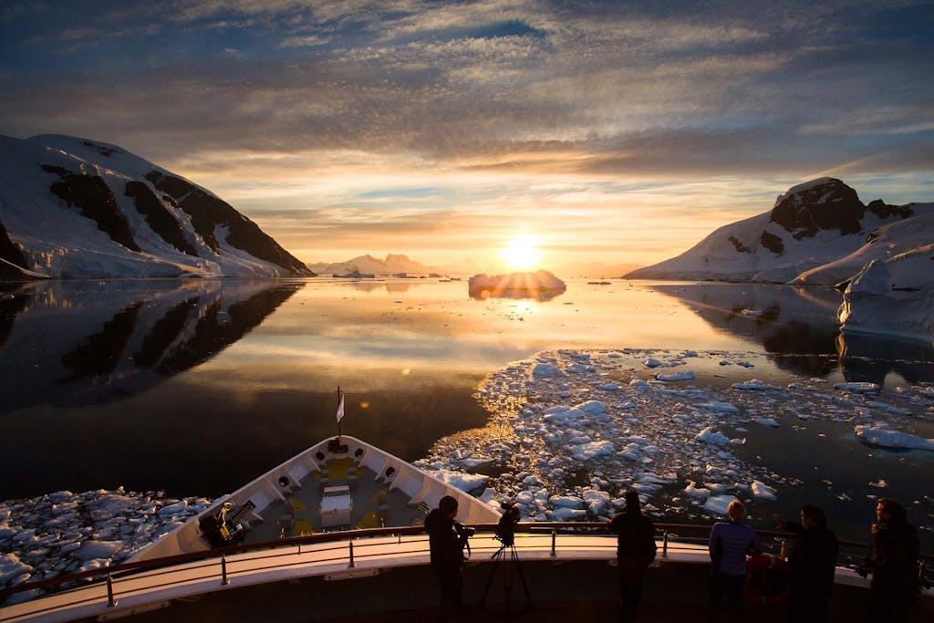 Visit Antarctica on the Silver Explorer and cruise through the Errera Channel.