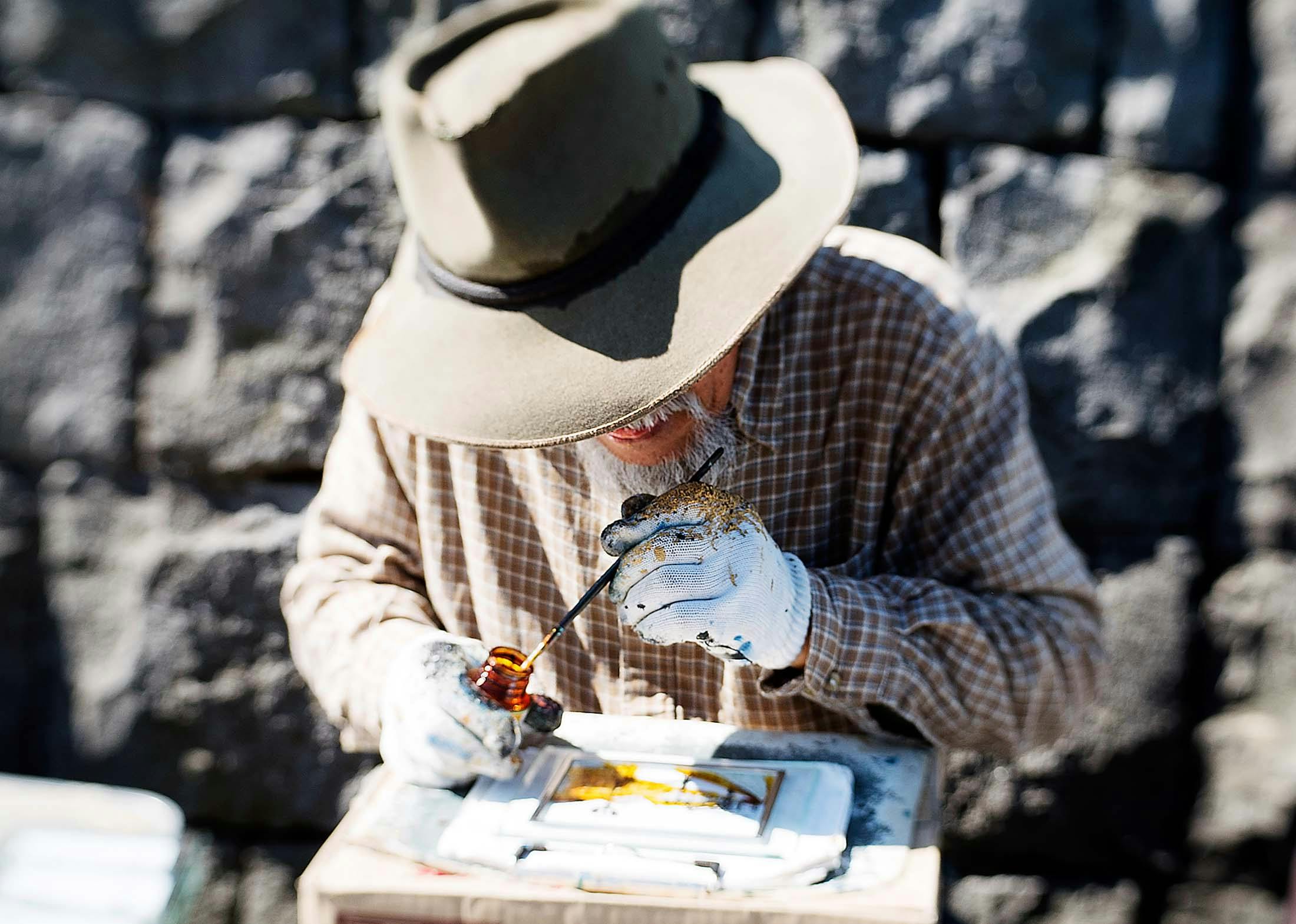 Local artisan, Otaru, Japan