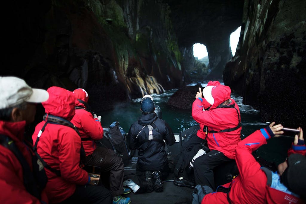 Emerald Grotto, Yankicha Island, Russian Far East