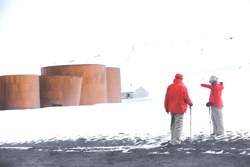 Retirement travel - Deception Island, Antarctica