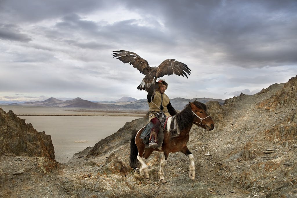 Eagles in Mongolia by Steve McCurry