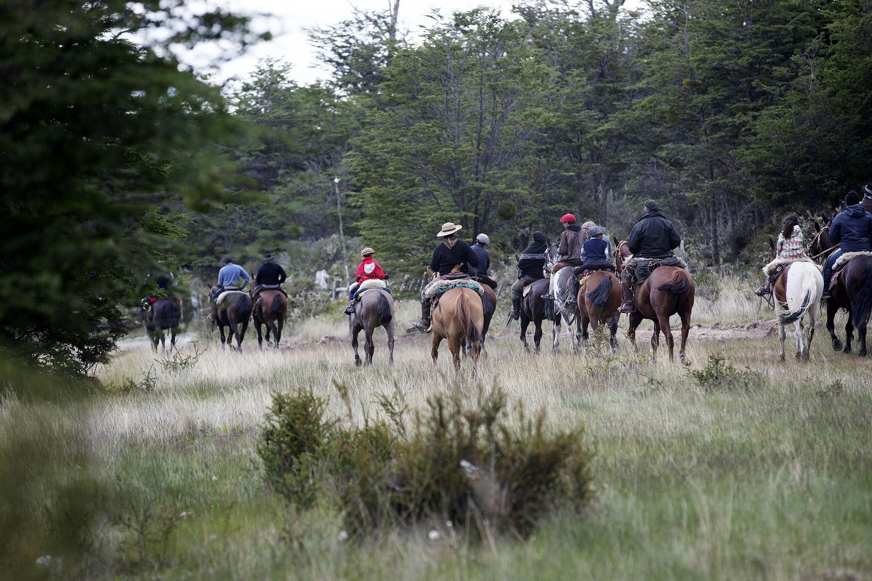 Gauchos in Patagonia, Argentina