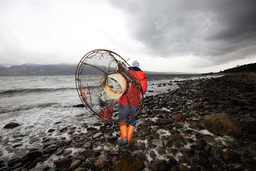 crabbing in tierra del fuego