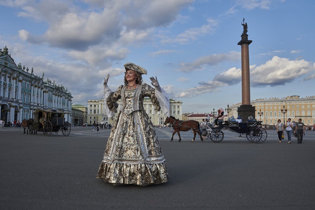 Saint Petersburg street performer