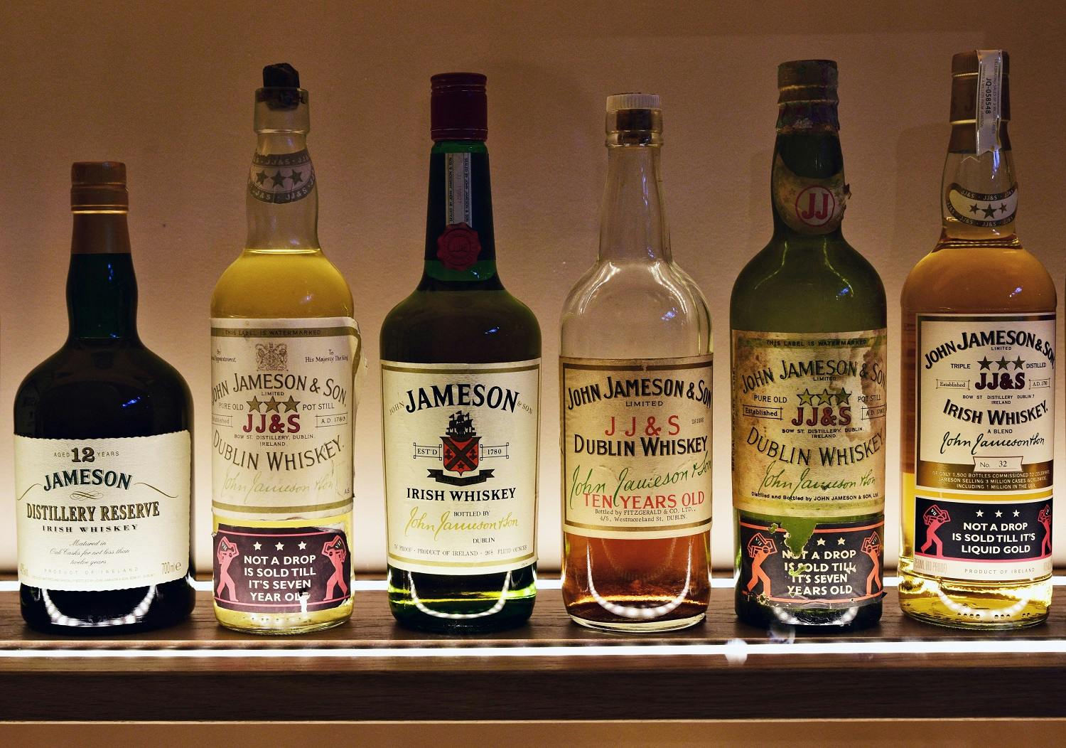 Our Family of Irish Whiskeys