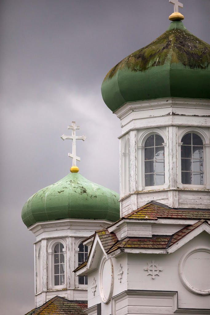 Onion-domed spires, Dutch Harbor