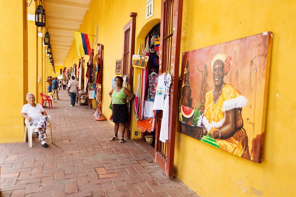 Palenqueras, Cartagena, Colombia
