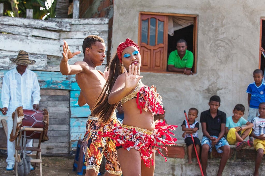 Palenque dancers, Colombia