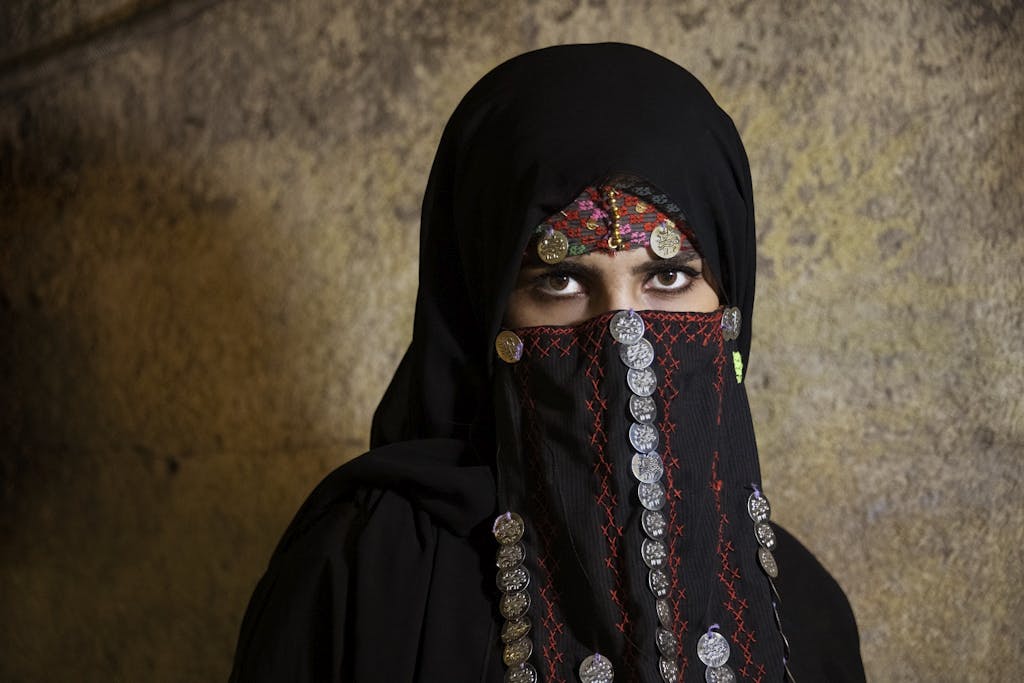 Portrait of lady in Jordan