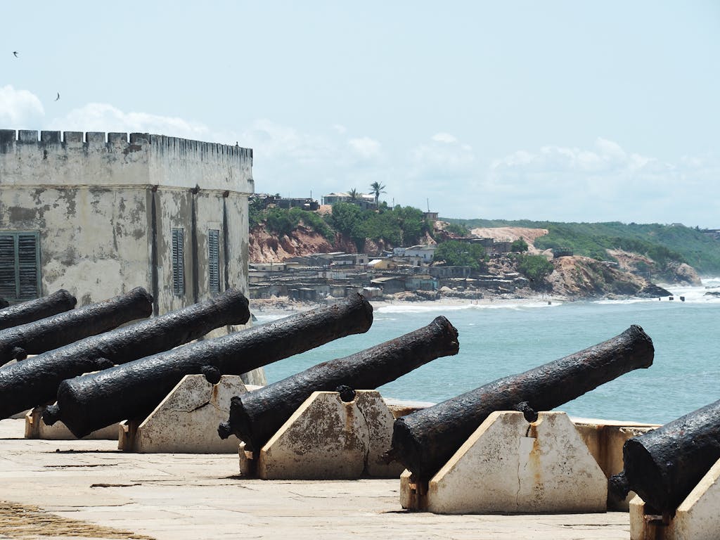 Cannons in Cape Coast Castle, Ghana