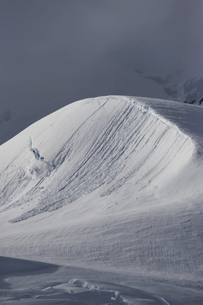 Snowy landscapes of Antarctica