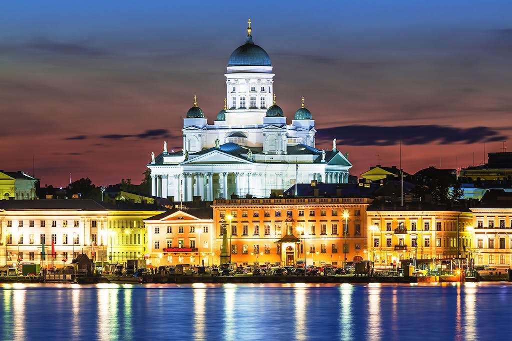 The Finnish capital of Helsinki