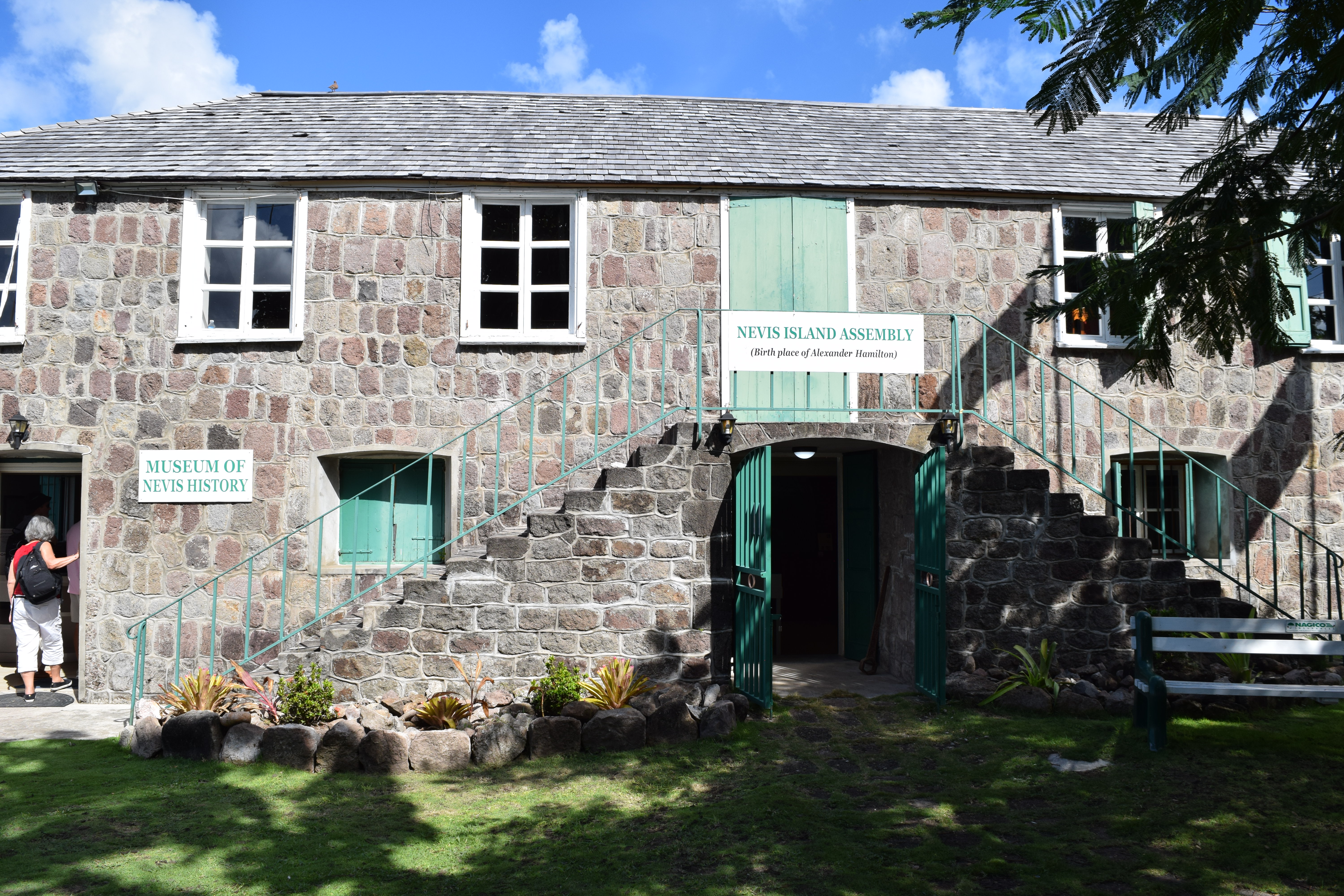 Alexander Hamilton's birthplace in Nevis