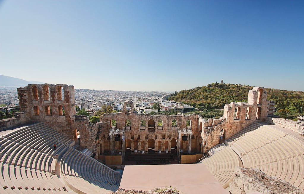The Odeon of Herodes Atticus theater in Athens