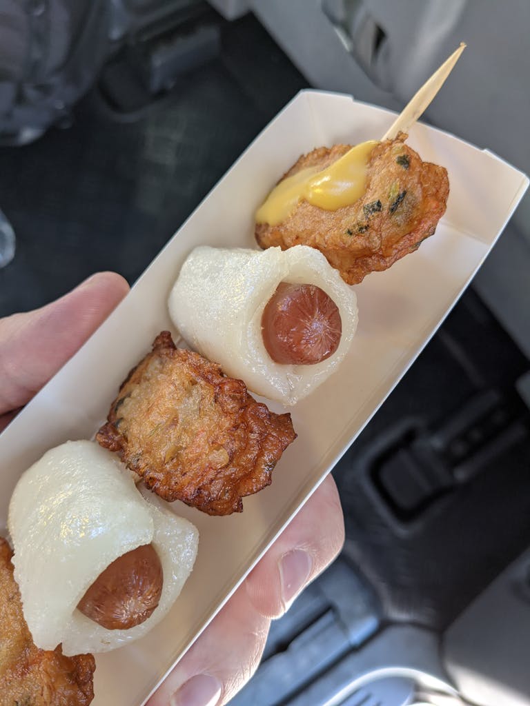 Street staples of Korean food.