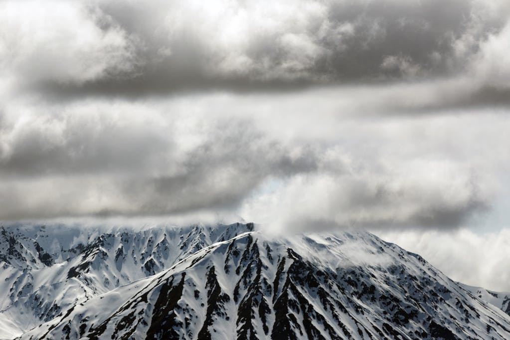 The mountain's peak is often covered in cloud, according to the Denali park ranger
