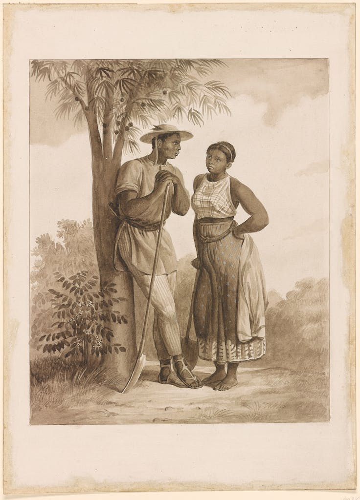 Johan Moritz Rugendas' paintings of South America included depictions of everyday life in Brazil.