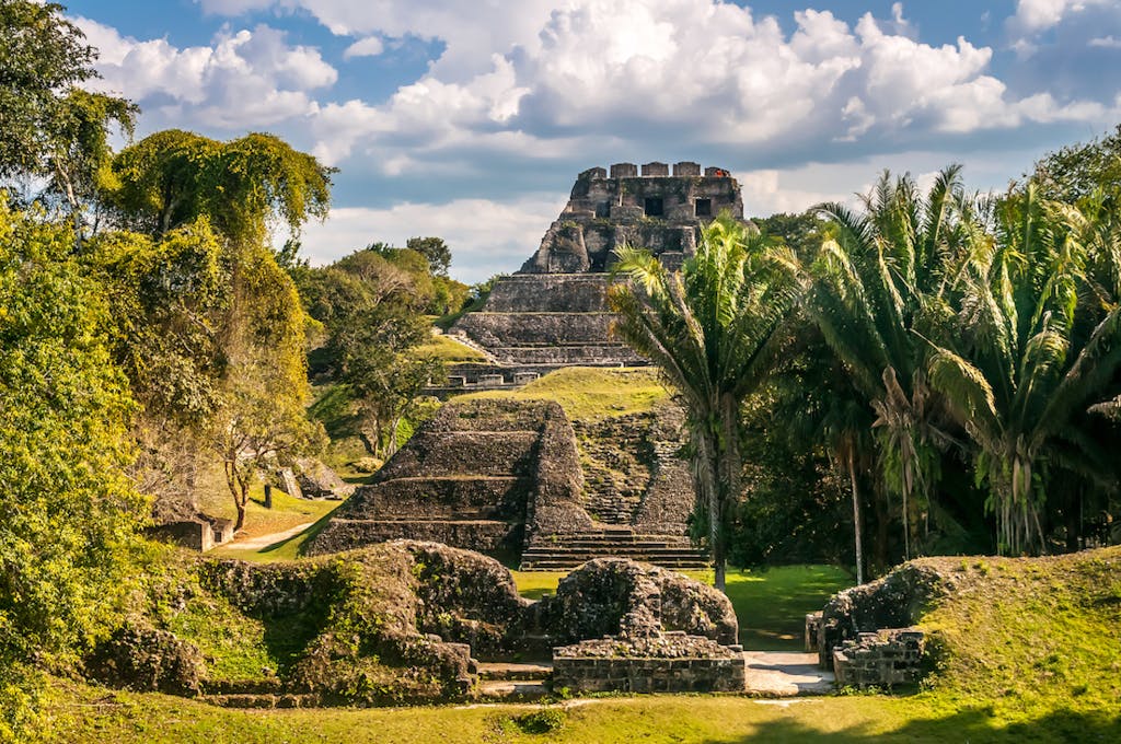 The Central American nation of Belize is home to stunning Mayan ruins. 