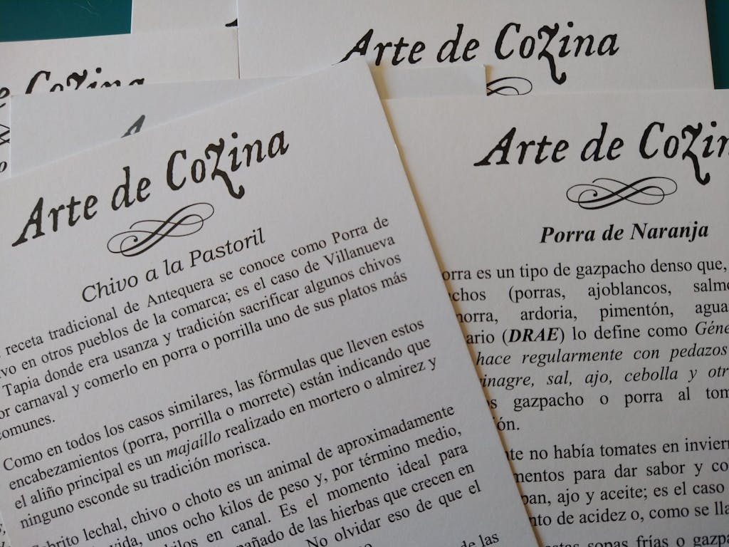 Arte de Cozina in Andalucia