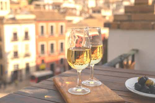 Enjoy a glass of sherry, or manzanilla, in Spain's Andalucia