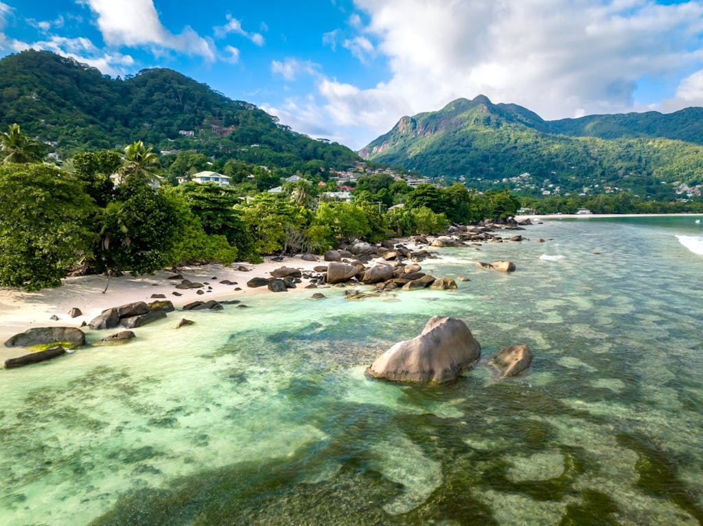 The Seychelles, one of the Indian Ocean's most beautiful series of islands.